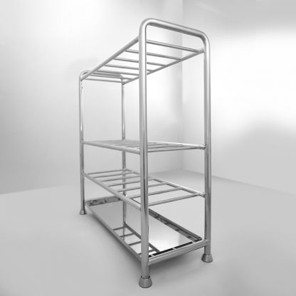 Cleanroom rack for drying mops