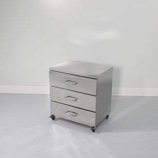 Cleanroom stainless steel drawer